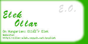 elek ollar business card